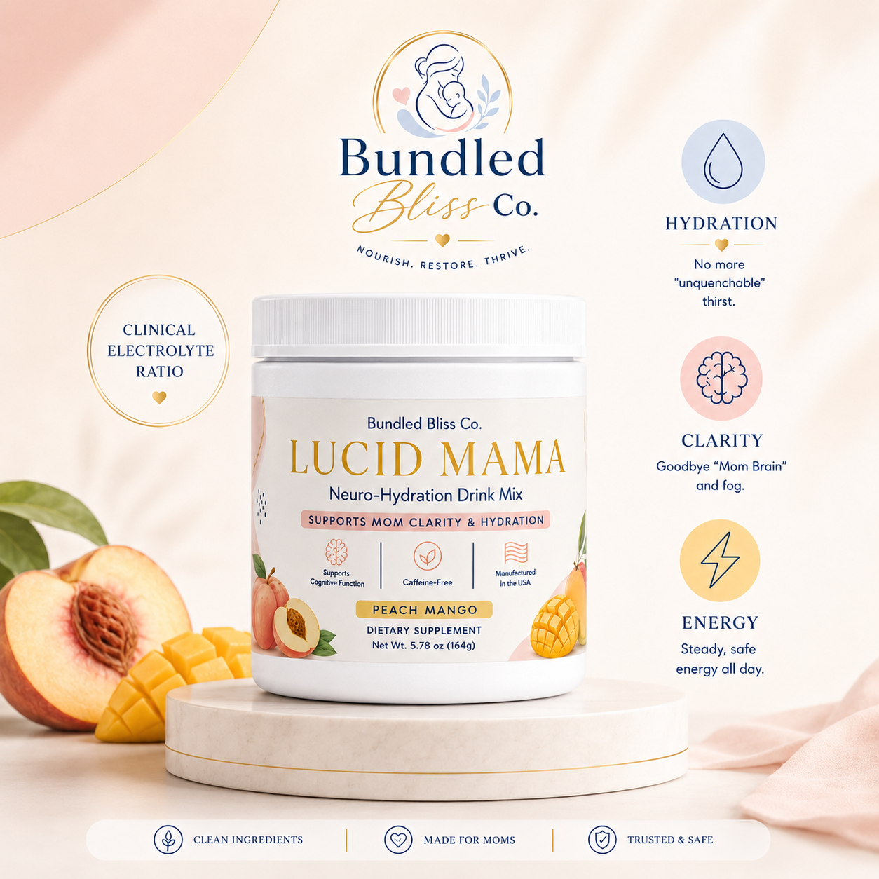 LUCID MAMA PEACH MANGO
