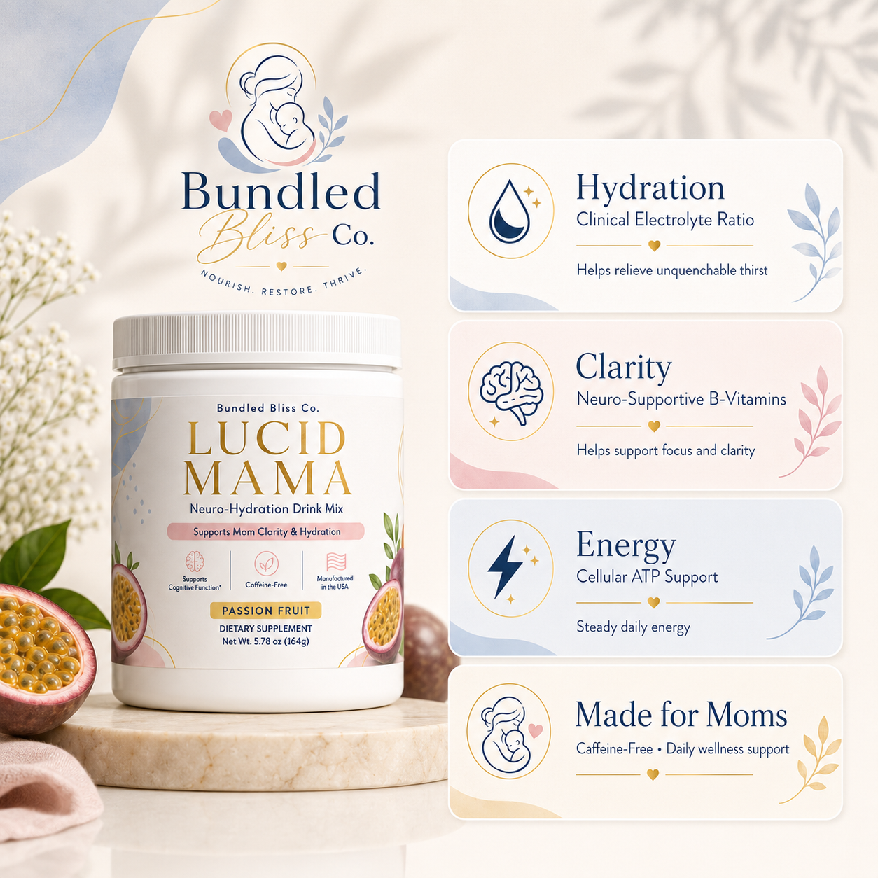 LUCID MAMA PASSION FRUIT
