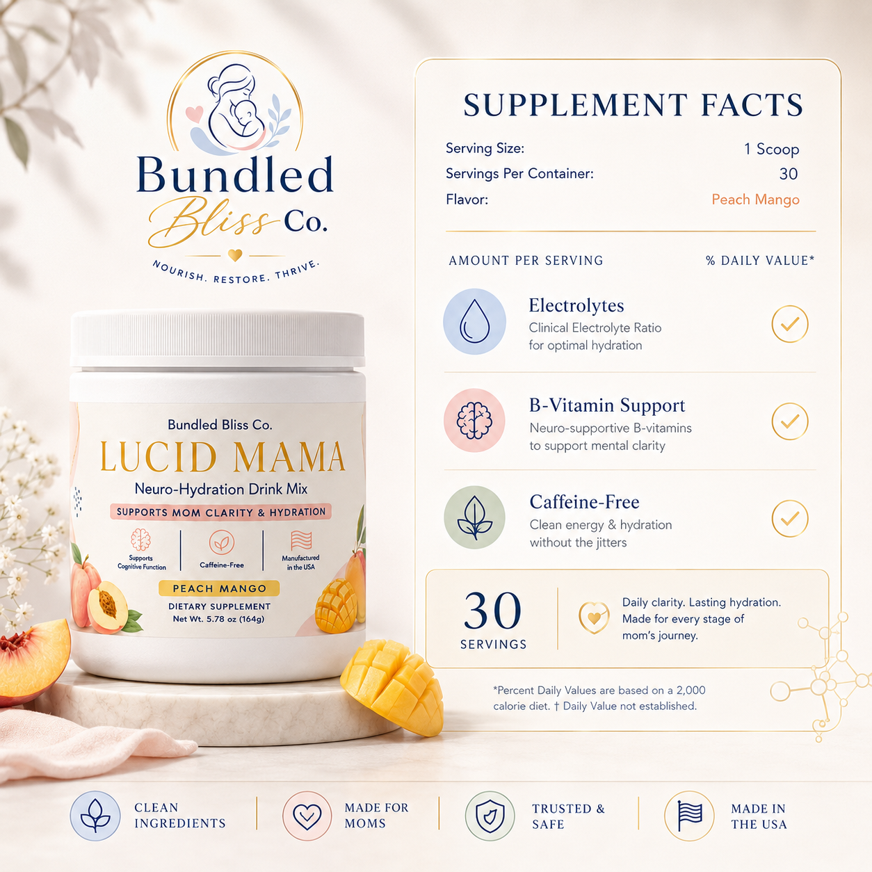 LUCID MAMA PEACH MANGO