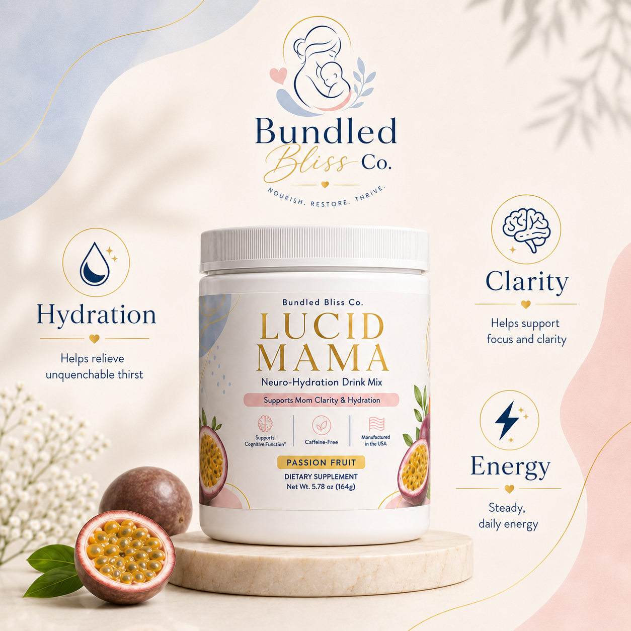 LUCID MAMA PASSION FRUIT
